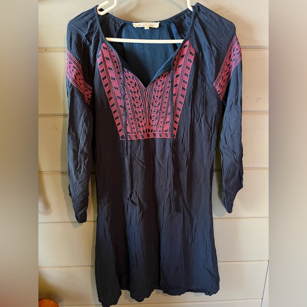 Solitaire gauze dress